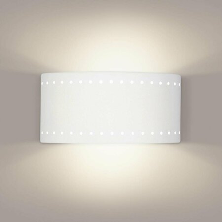 A19 LIGHTING Syros E26 Base Dimmable LED Wall Sconce, Bisque 1704-1LEDE26